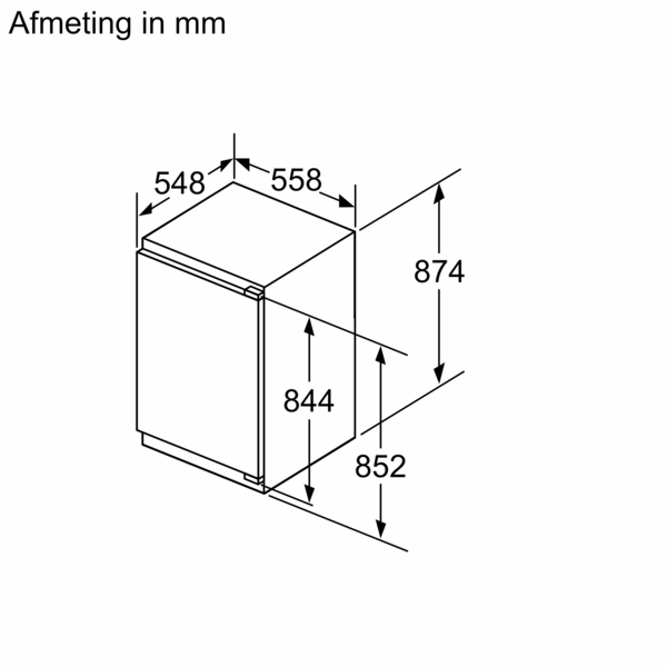 Bosch KIR21EDD1 EXCLUSIV inbouw koelkast - Afbeelding 2
